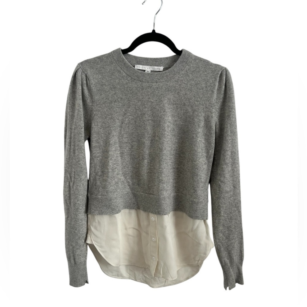 Veronica Beard Cashmere Silk Top, size small
